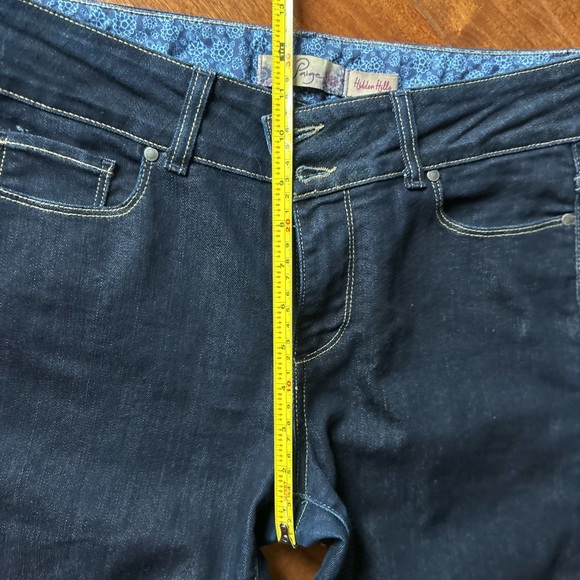 Paige "Hidden Hills" bootcut jeans with double button fly in dark rinse - Size31 - Picture 13 of 16